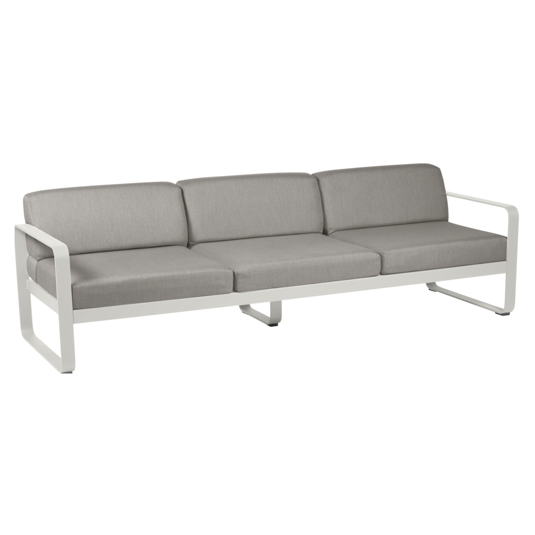 Fermob- Bellevie 3 Seater Sofa - Grey Taupe Cushions