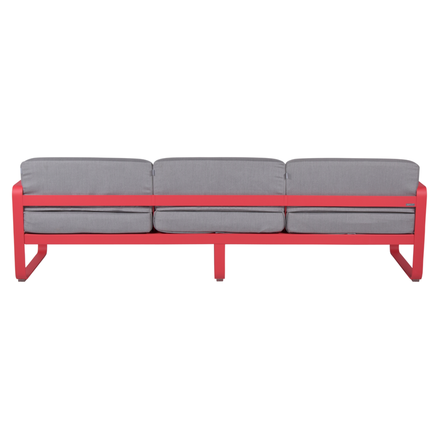 Fermob- Bellevie 3 Seater Sofa - Flannel Grey Cushions