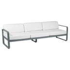 Fermob- Bellevie 3 Seater Sofa - Off White Cushions