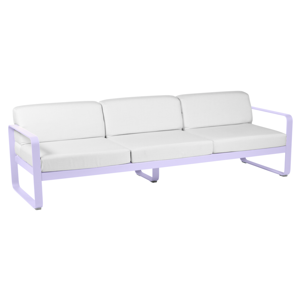 Fermob- Bellevie 3 Seater Sofa - Off White Cushions