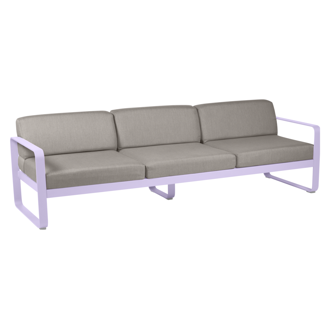 Fermob- Bellevie 3 Seater Sofa - Grey Taupe Cushions