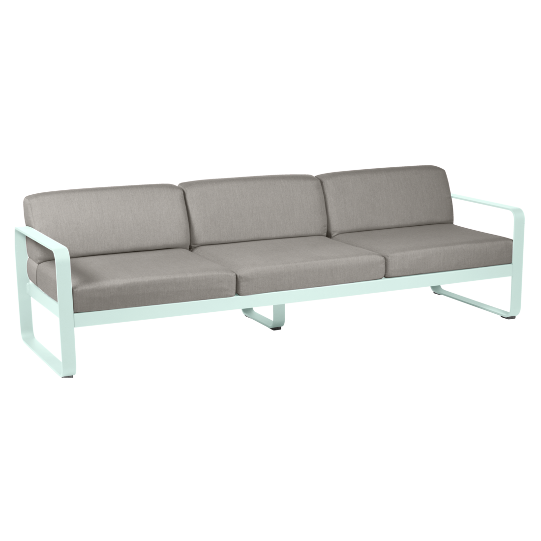 Fermob- Bellevie 3 Seater Sofa - Grey Taupe Cushions