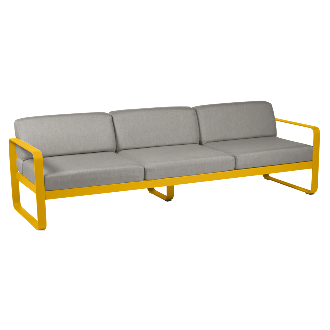 Fermob- Bellevie 3 Seater Sofa - Grey Taupe Cushions