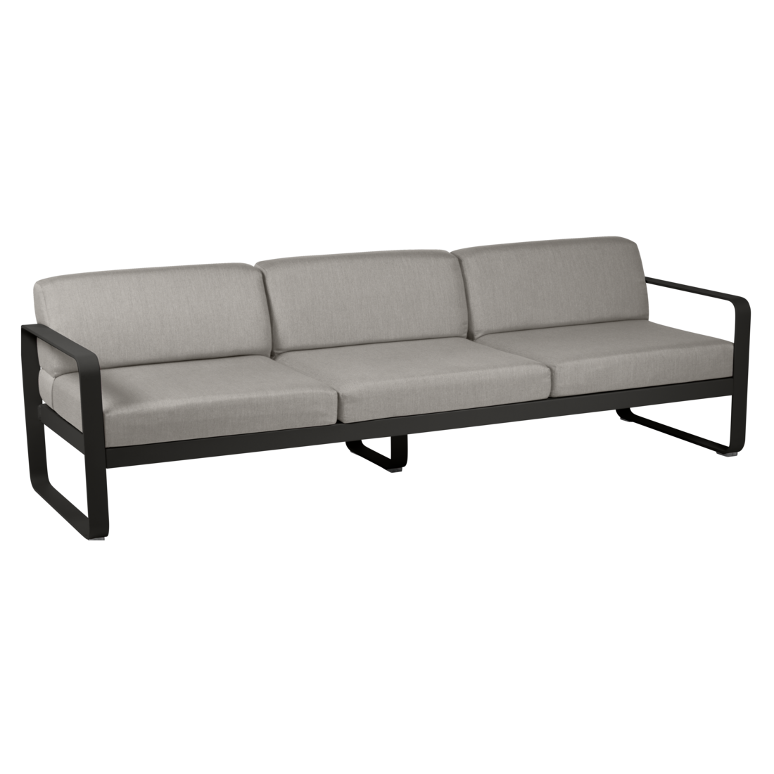 Fermob- Bellevie 3 Seater Sofa - Grey Taupe Cushions