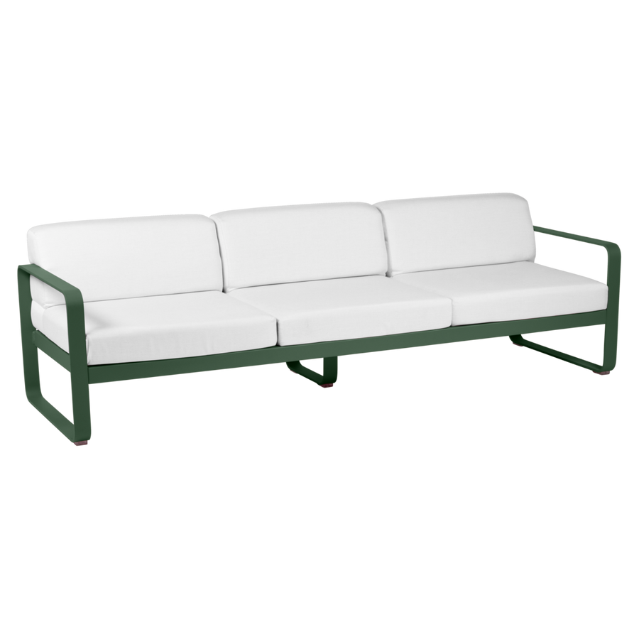 Fermob- Bellevie 3 Seater Sofa - Off White Cushions