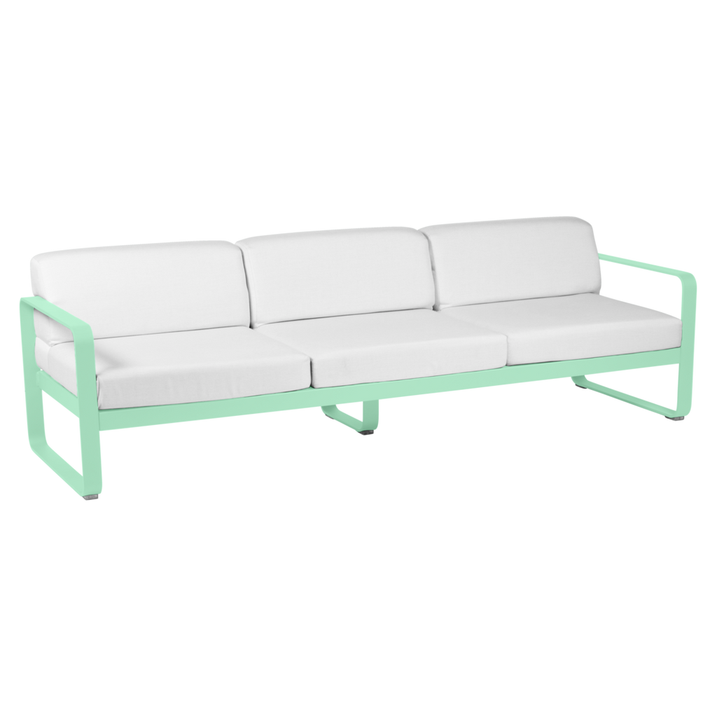 Fermob- Bellevie 3 Seater Sofa - Off White Cushions