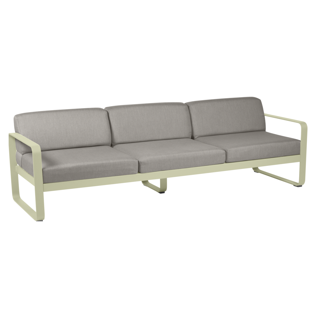 Fermob- Bellevie 3 Seater Sofa - Grey Taupe Cushions