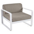 Fermob- Bellevie Armchair - Grey Taupe Cushions