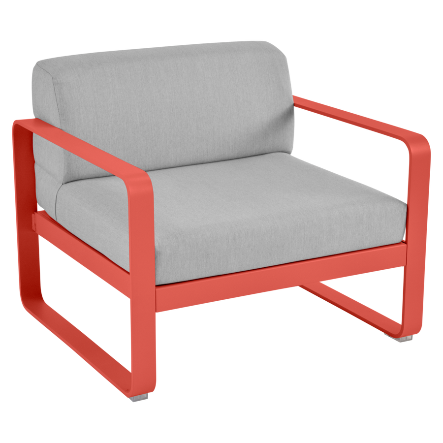 Fermob- Bellevie Armchair - Flannel Grey Cushions