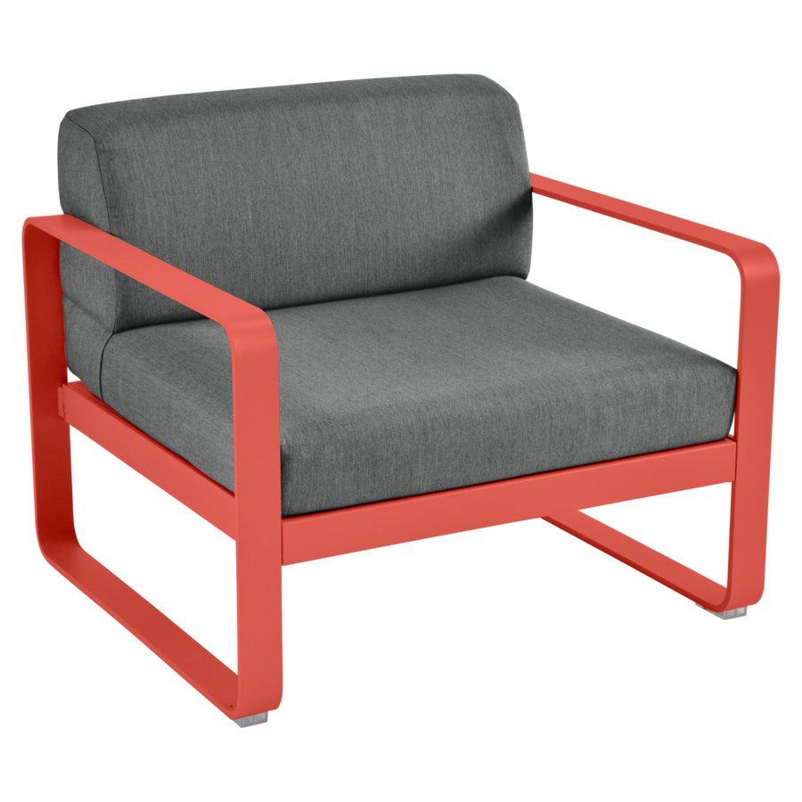 Fermob- Bellevie Armchair - Graphite Grey Cushions