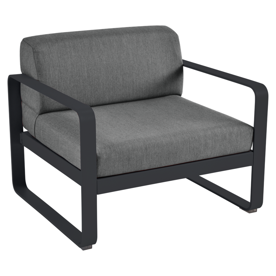 Fermob- Bellevie Armchair - Graphite Grey Cushions