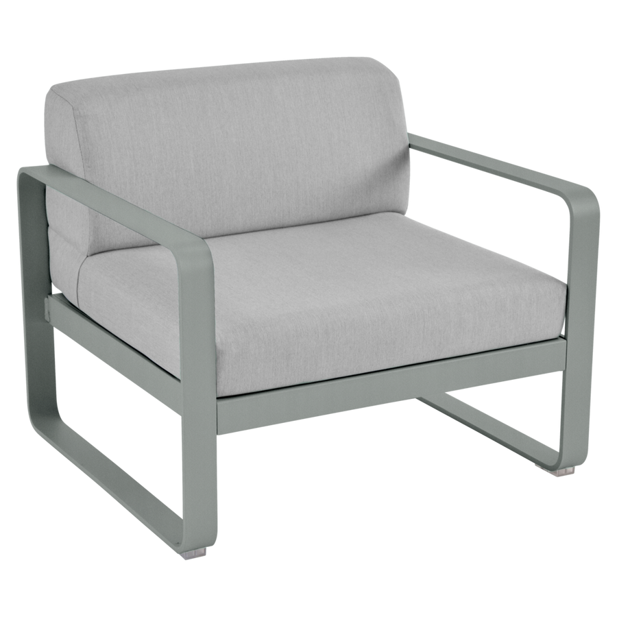 Fermob- Bellevie Armchair - Flannel Grey Cushions