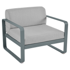 Fermob - Bellevie Armchair - Flannel Grey Cushions
