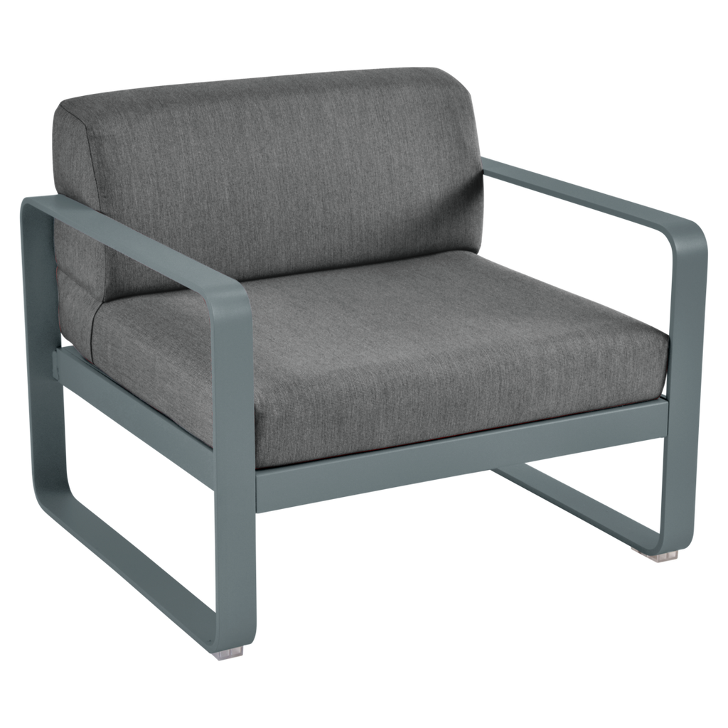 Fermob - Bellevie Armchair - Graphite Grey Cushions