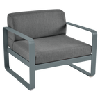 Fermob - Bellevie Armchair - Graphite Grey Cushions