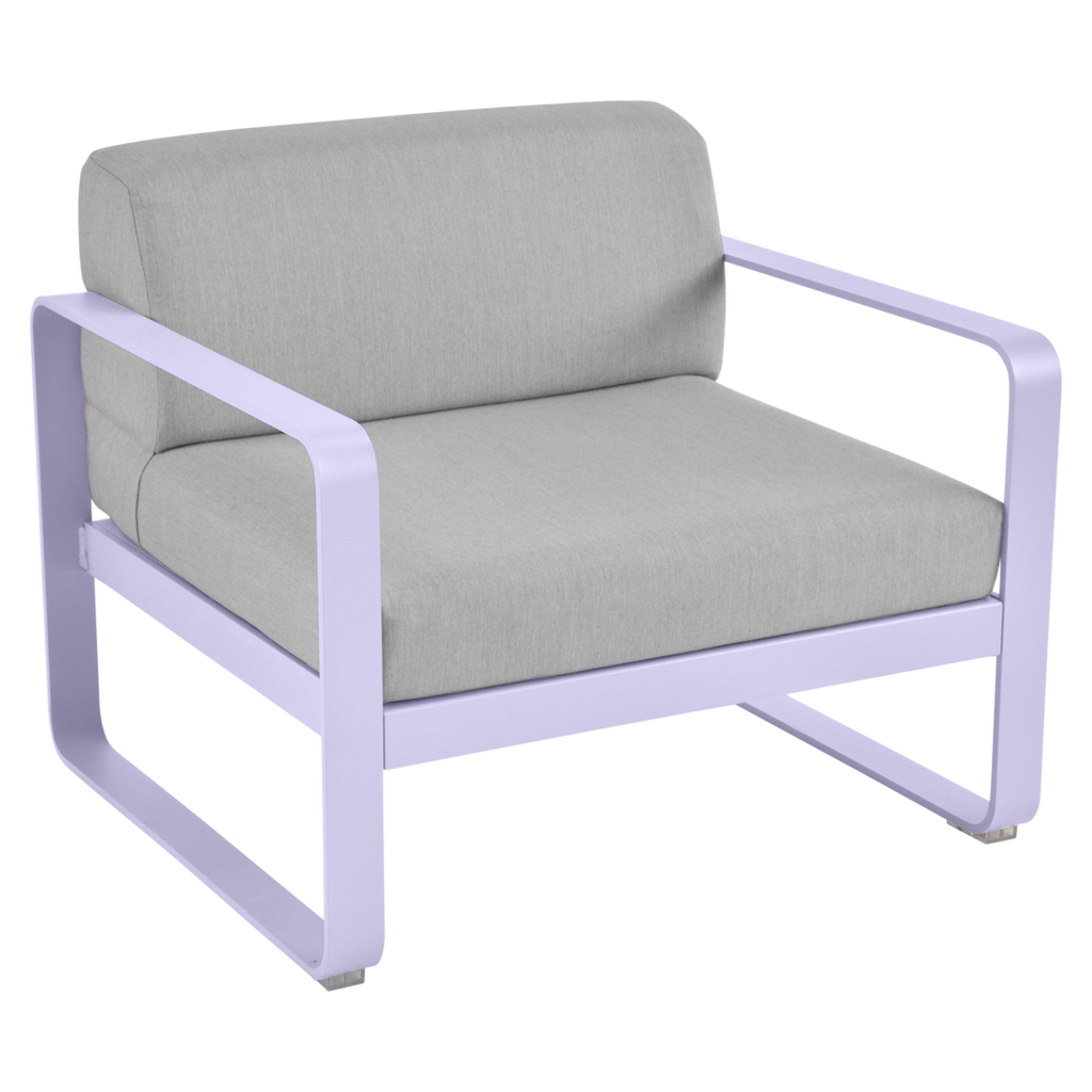 Fermob - Bellevie Armchair - Flannel Grey Cushions