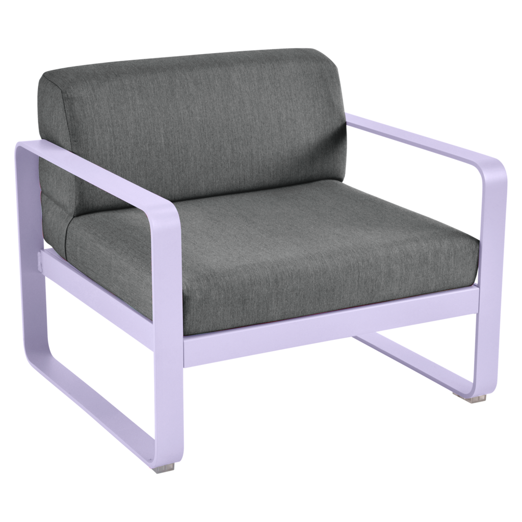 Fermob - Bellevie Armchair - Graphite Grey Cushions