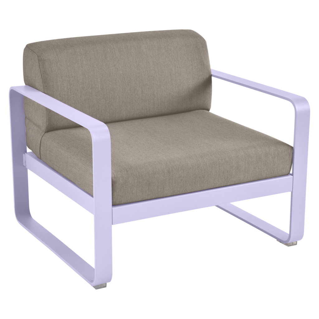 Fermob- Bellevie Armchair - Grey Taupe Cushions