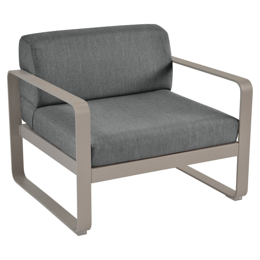 Fermob- Bellevie Armchair - Graphite Grey Cushions