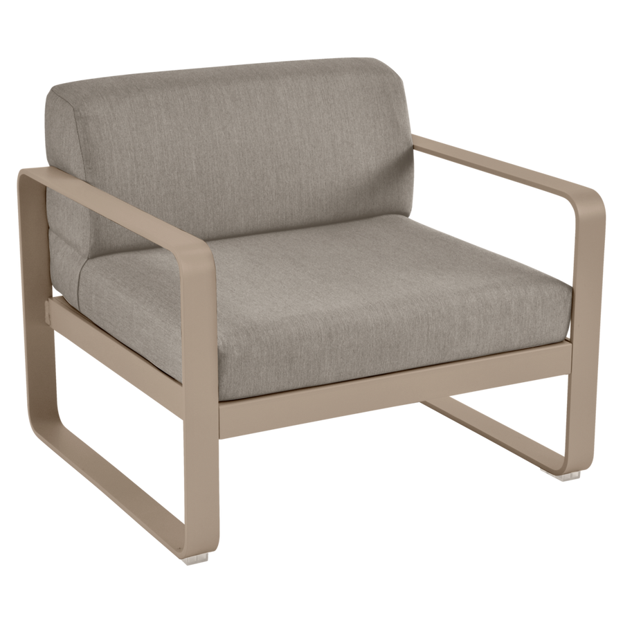 Fermob- Bellevie Armchair - Grey Taupe Cushions