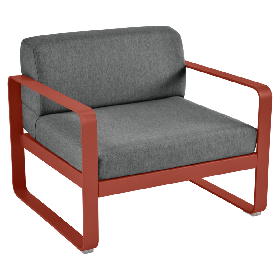 Fermob- Bellevie Armchair - Graphite Grey Cushions