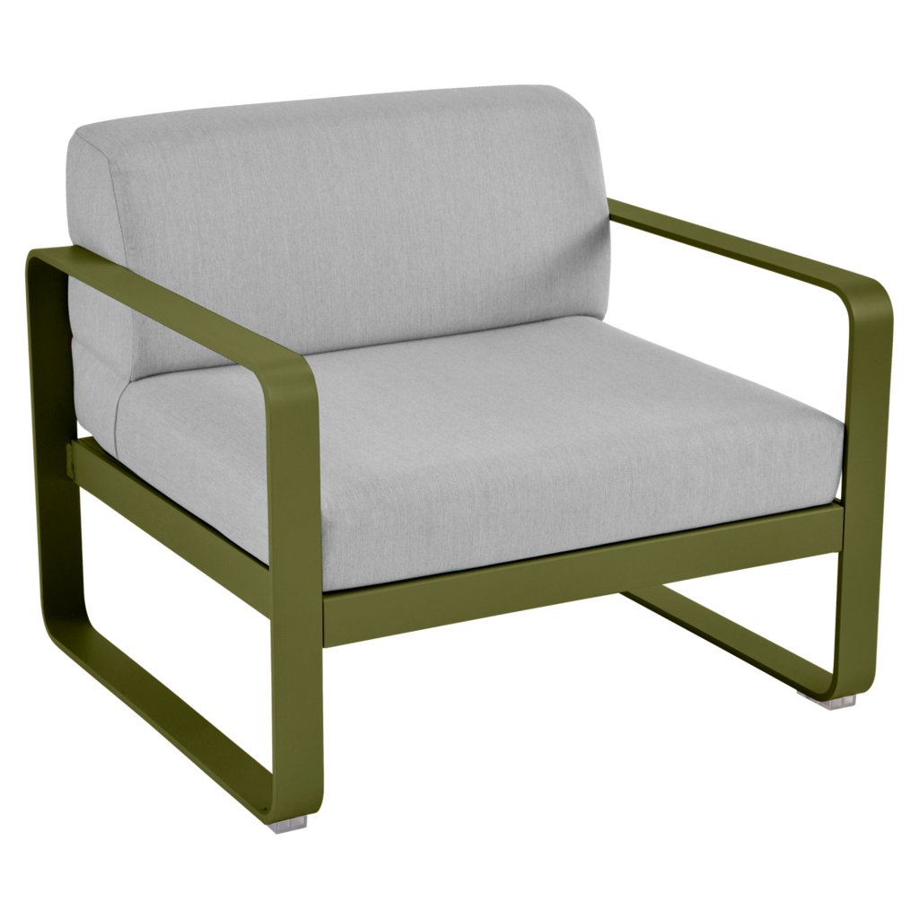 Fermob - Bellevie Armchair - Flannel Grey Cushions
