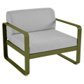 Fermob - Bellevie Armchair - Flannel Grey Cushions