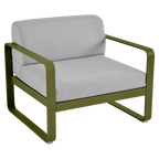 Fermob - Bellevie Armchair - Flannel Grey Cushions