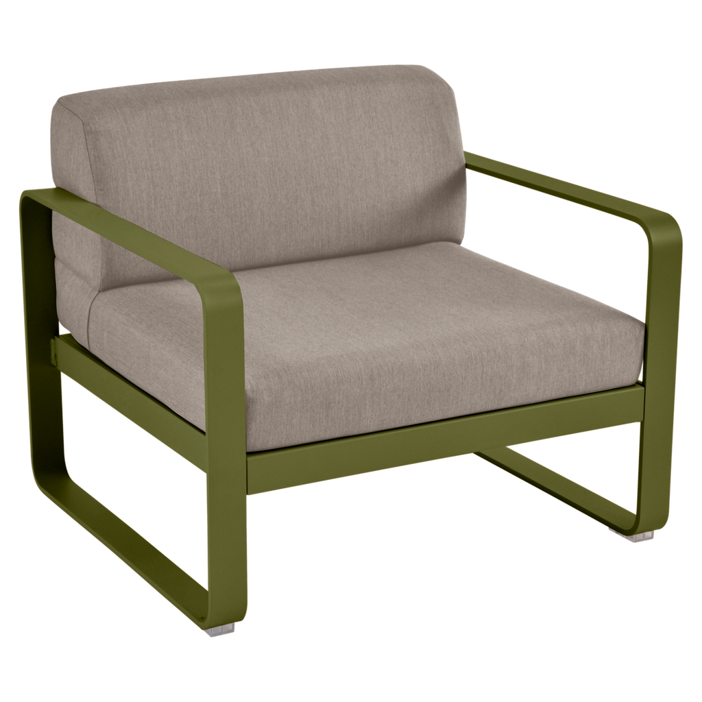 Fermob- Bellevie Armchair - Grey Taupe Cushions