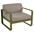 Fermob- Bellevie Armchair - Grey Taupe Cushions