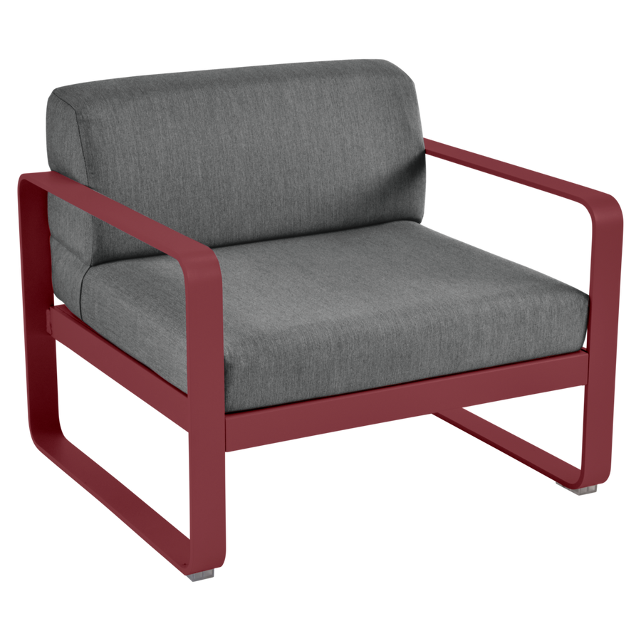 Fermob- Bellevie Armchair - Graphite Grey Cushions