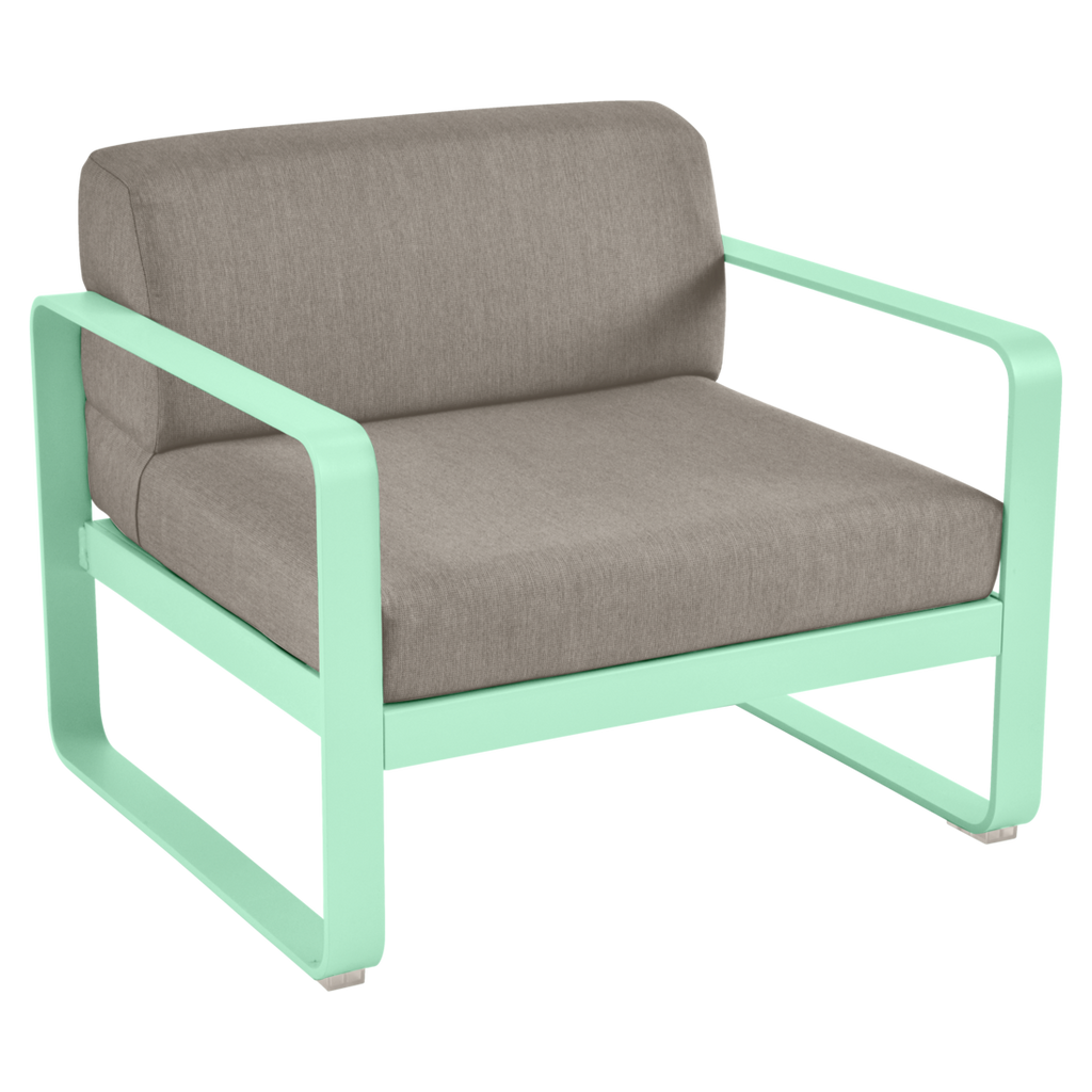 Fermob- Bellevie Armchair - Grey Taupe Cushions