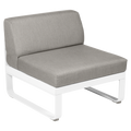 Fermob- Bellevie 1 Seater Central Module - Grey Taupe Cushions