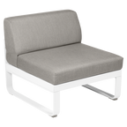 Fermob- Bellevie 1 Seater Central Module - Grey Taupe Cushions