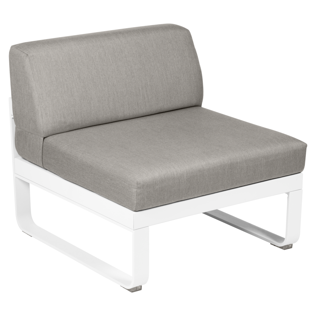 Fermob- Bellevie 1 Seater Central Module - Grey Taupe Cushions