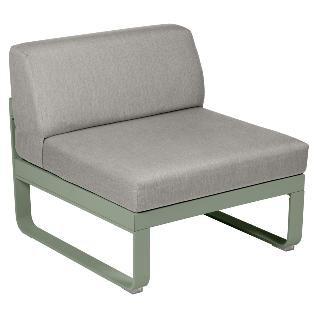 Fermob- Bellevie 1 Seater Central Module - Grey Taupe Cushions