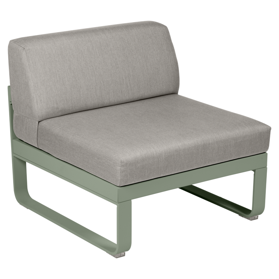 Fermob- Bellevie 1 Seater Central Module - Grey Taupe Cushions