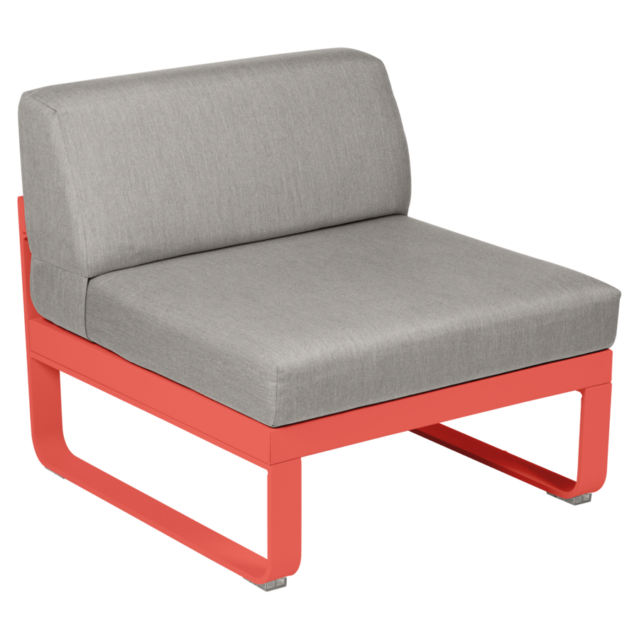 Fermob- Bellevie 1 Seater Central Module - Grey Taupe Cushions