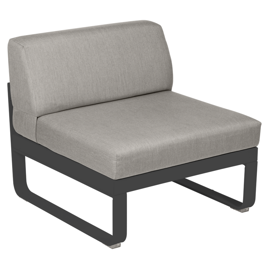 Fermob- Bellevie 1 Seater Central Module - Grey Taupe Cushions