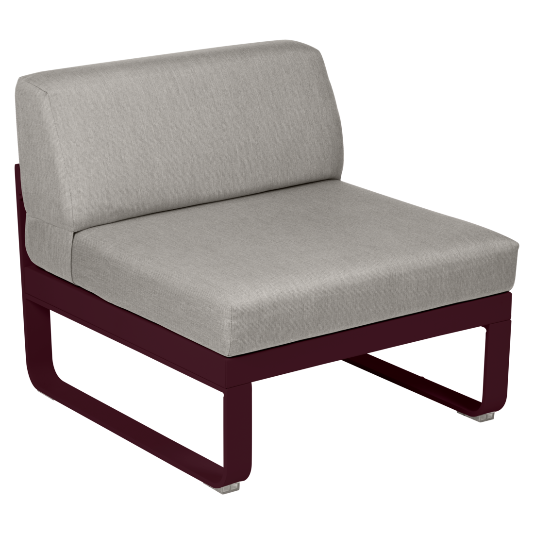 Fermob- Bellevie 1 Seater Central Module - Grey Taupe Cushions