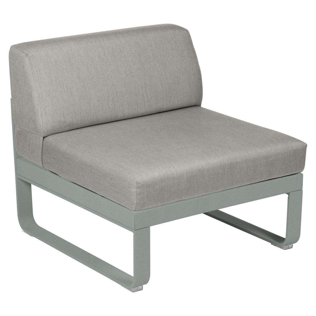 Fermob- Bellevie 1 Seater Central Module - Grey Taupe Cushions