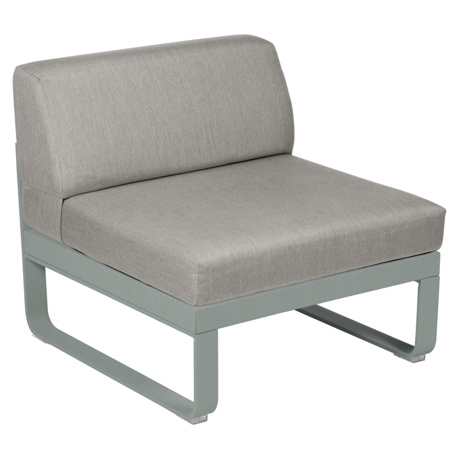 Fermob- Bellevie 1 Seater Central Module - Grey Taupe Cushions