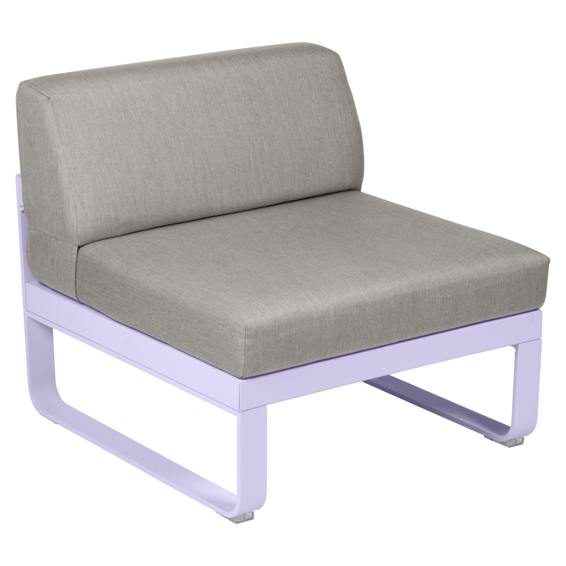 Fermob- Bellevie 1 Seater Central Module - Grey Taupe Cushions