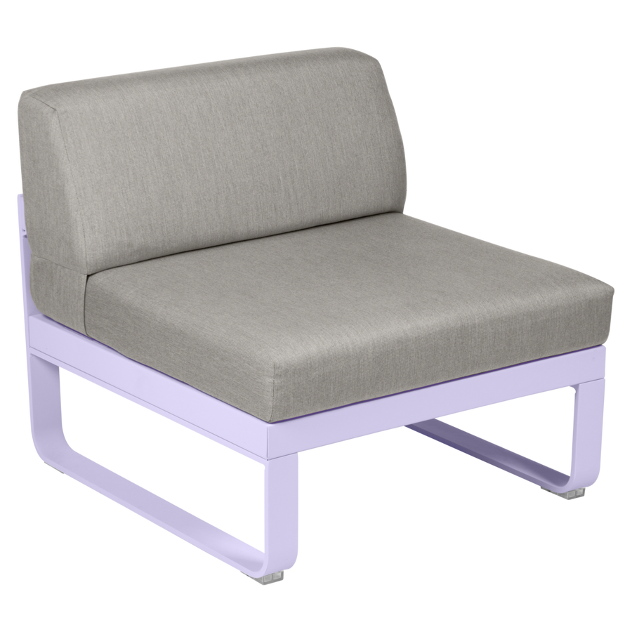Fermob- Bellevie 1 Seater Central Module - Grey Taupe Cushions