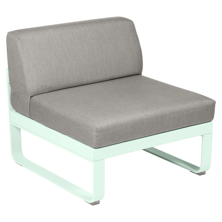 Fermob- Bellevie 1 Seater Central Module - Grey Taupe Cushions