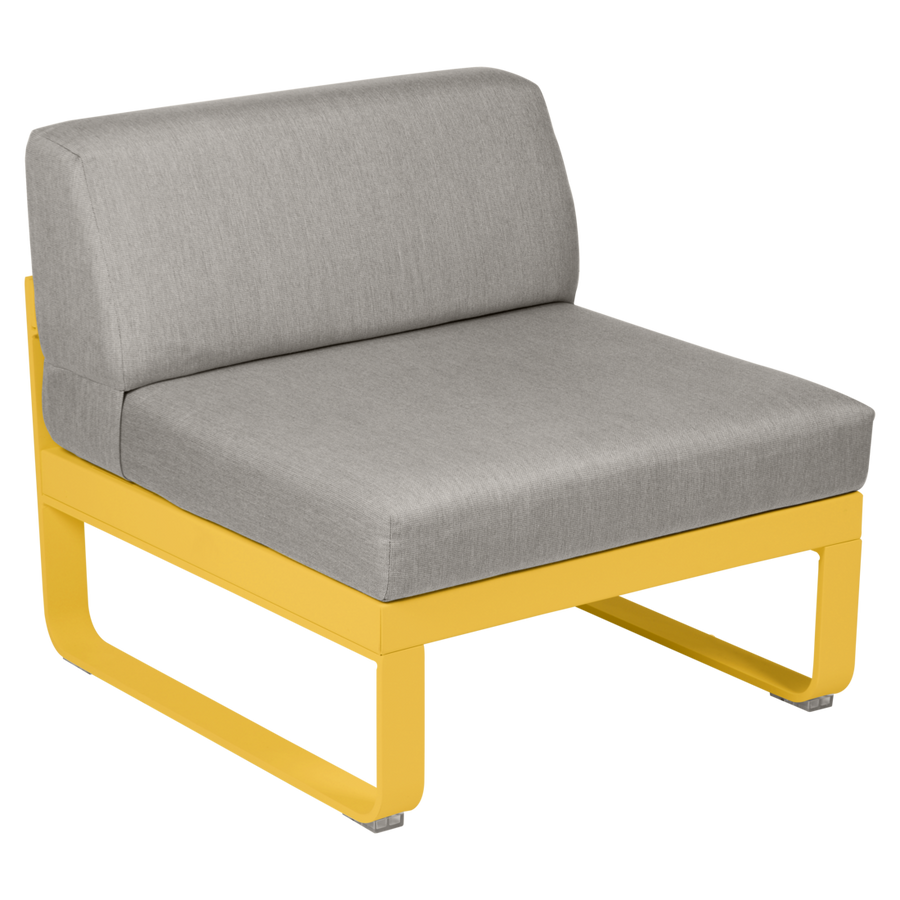Fermob- Bellevie 1 Seater Central Module - Grey Taupe Cushions