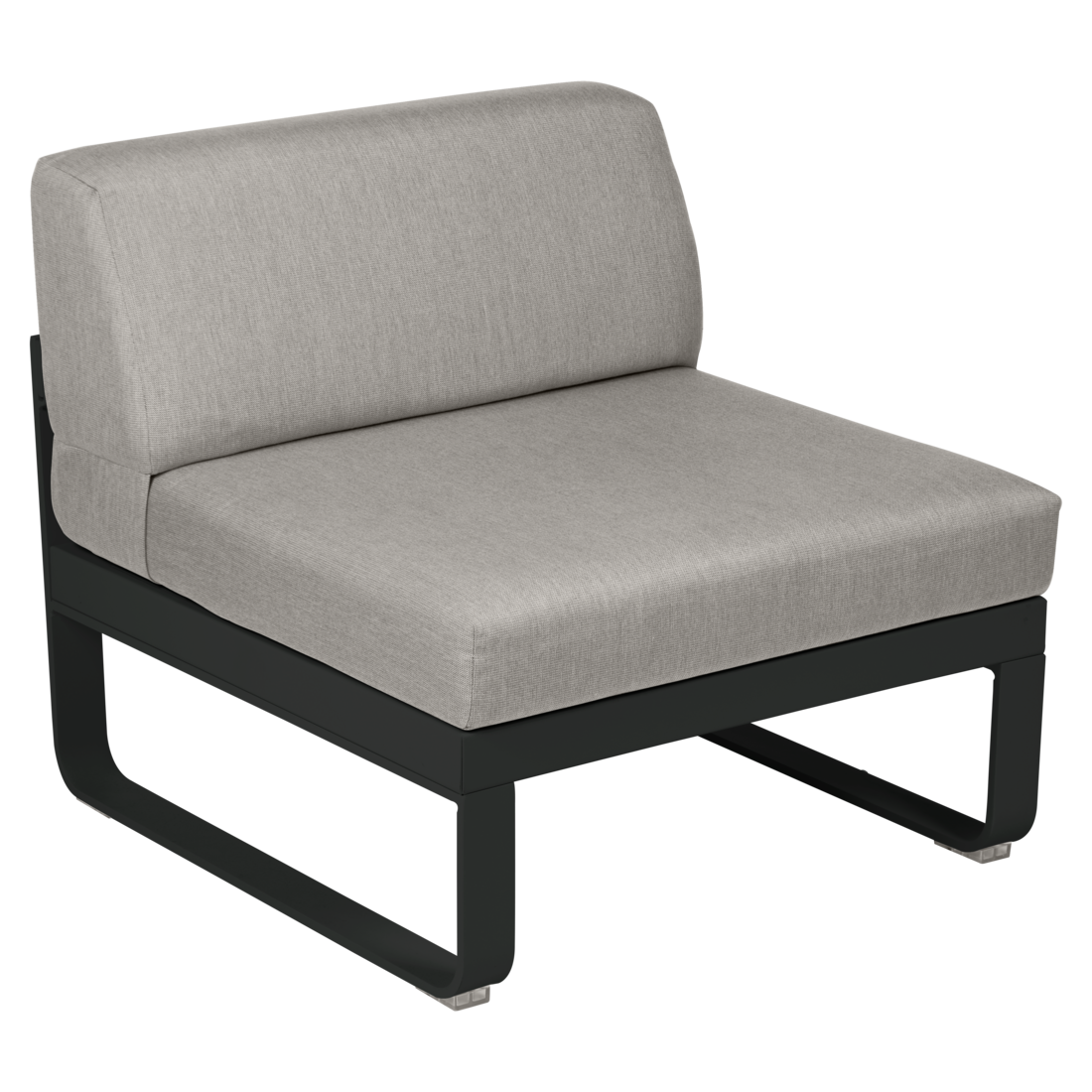 Fermob- Bellevie 1 Seater Central Module - Grey Taupe Cushions