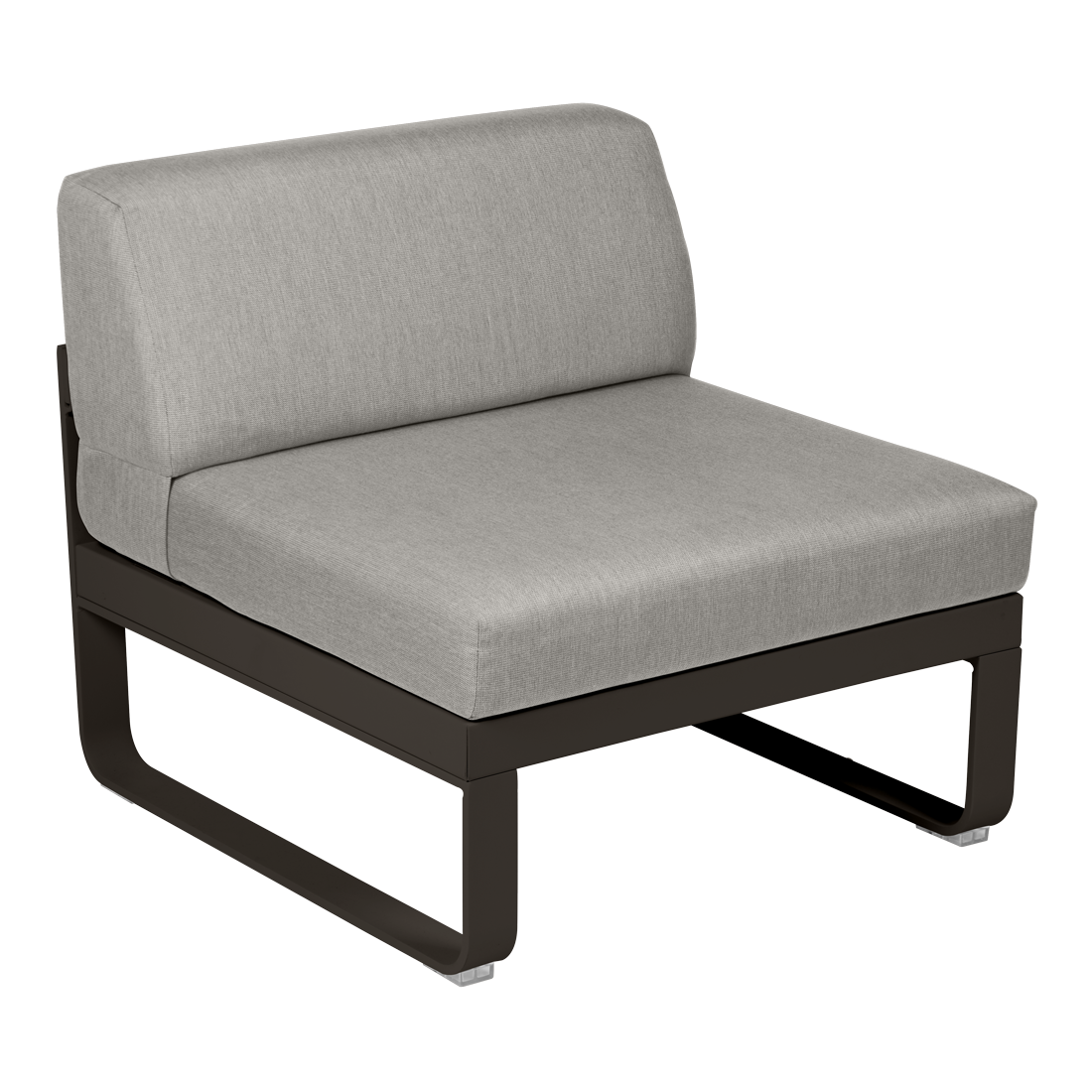 Fermob- Bellevie 1 Seater Central Module - Grey Taupe Cushions