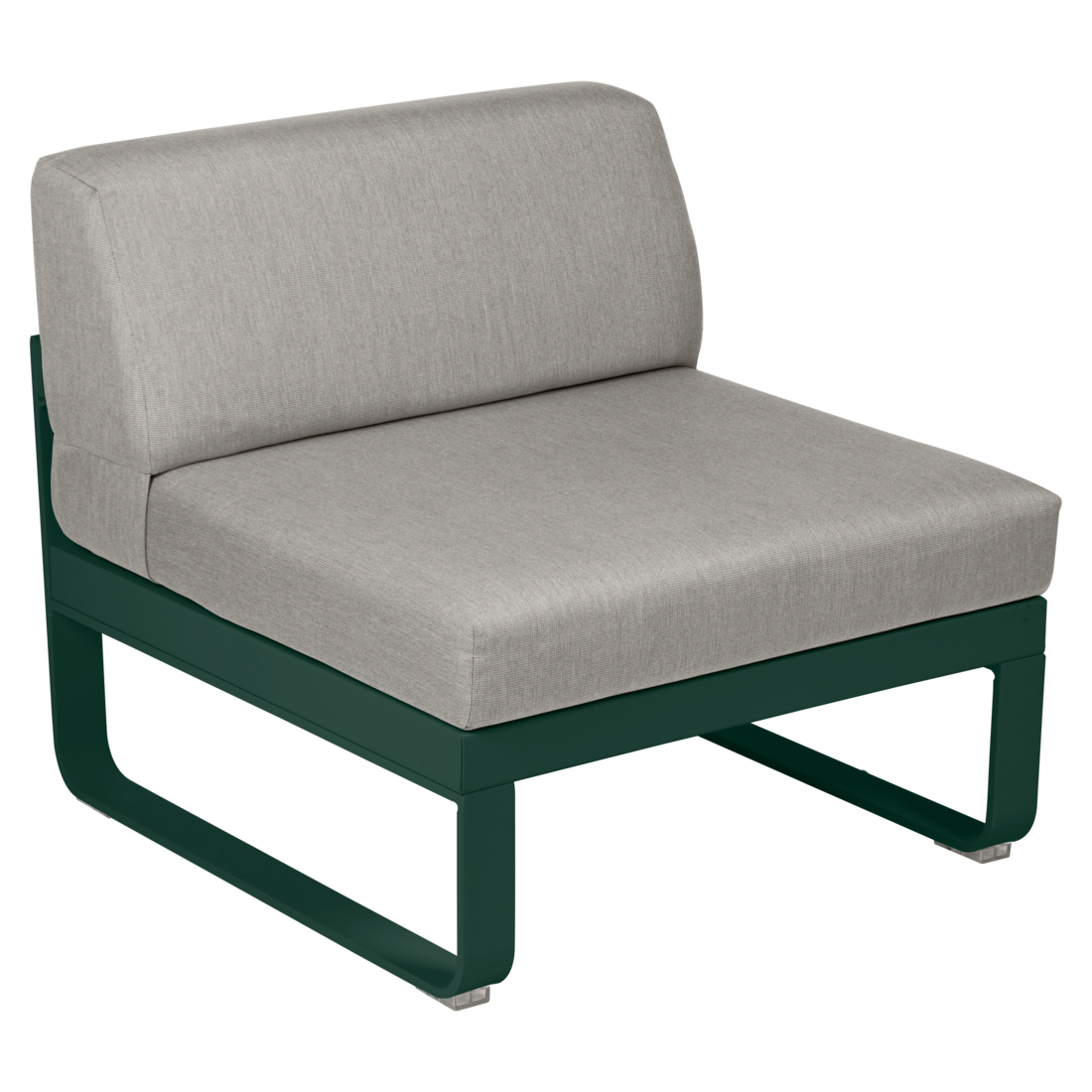 Fermob- Bellevie 1 Seater Central Module - Grey Taupe Cushions