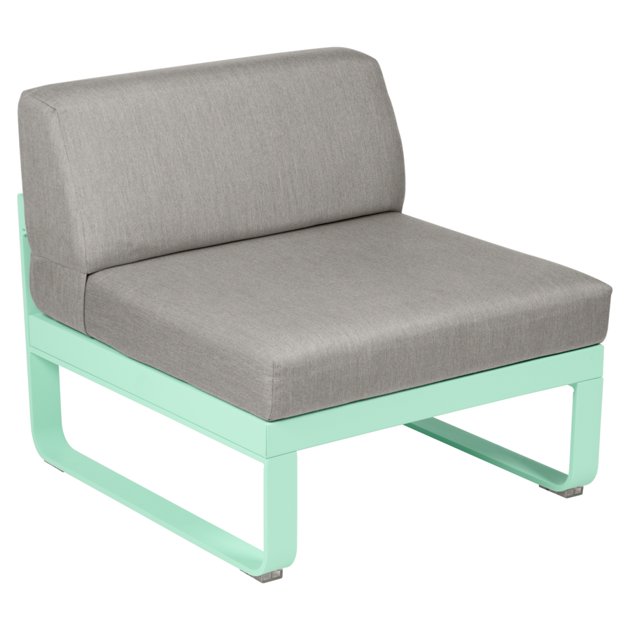 Fermob- Bellevie 1 Seater Central Module - Grey Taupe Cushions